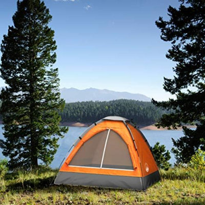 2 Person Camping Tent With Rain Fly And Carrying Bag - Lightweight Outdoor Tent For Backpacking, Hiking, Or Beach Use By Outdoors