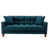 100% polyester bleu sarcelle est en rupture de stock