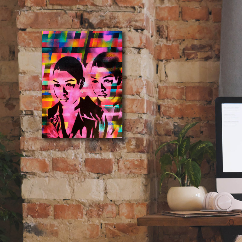 " Androids " by Abstract Graffiti, 16" H x 12" W x 0.75" D