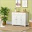 Buffet avec comptoir en bois massif, armoire de rangement de cuisine moderne, armoire à café avec 3 tiroirs, portes et tablette réglable-1239913522