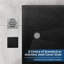 Slip-Resistance 32mm H Rectangular Black Shower Tray-647477140
