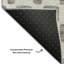 Tapis taupe Prisco lavable à la machine de qualité supérieure-185559979