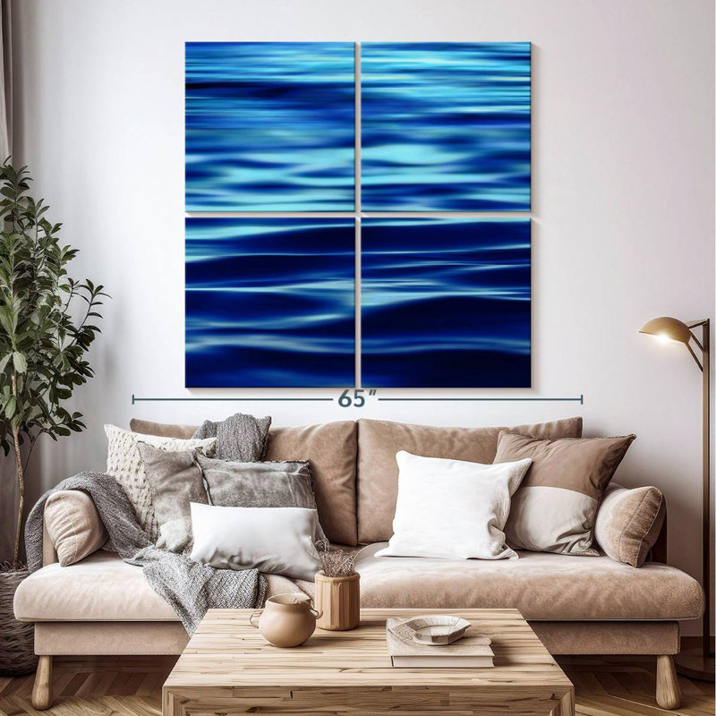 Gillard Vast Deep Blue Sea, 50" H x 50" W
