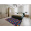 Bleu Cynthia/rouge/noir Tapis décoratif-947236171