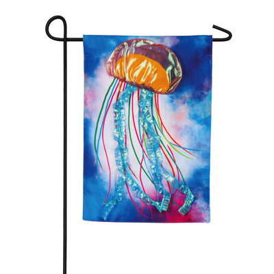 Double Sided 18'' H x 12.5'' W Linen Animal Garden Flag