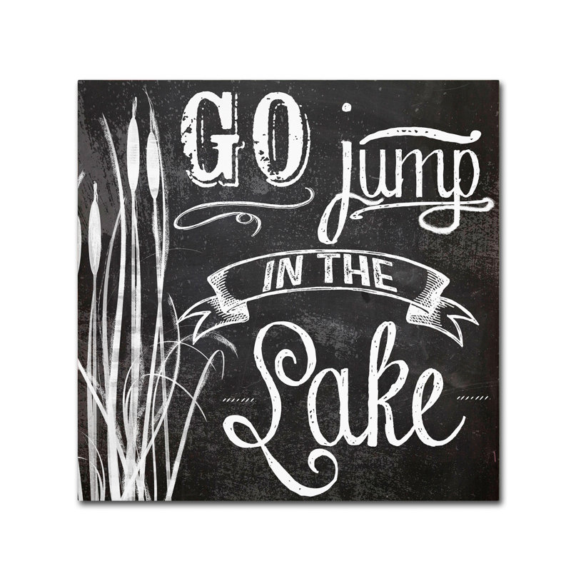 'Lake House V' by Colour Bakery Graphic Art on Wrapped Canvas, 14" H x 14" W x 2" D