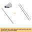 Auvent de fenêtre convexe en polycarbonate de l 39,8 po x P 9,84 po-43604544