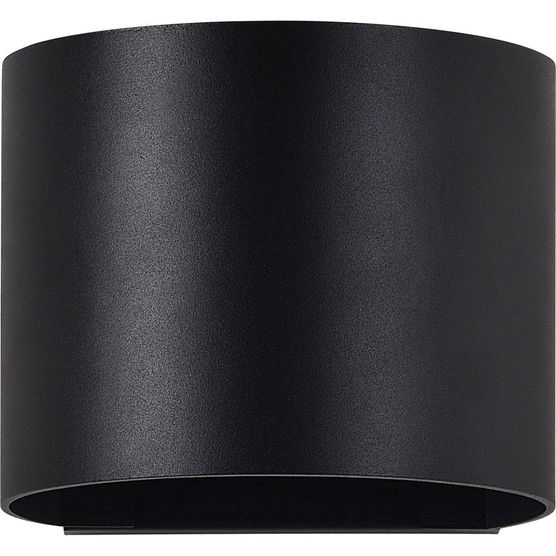 Flush Mounted Sconce, Matte Black
