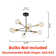 Rensselear 8 - Light Dimmable Sputnik Modern Linear Chandelier