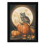 «In the Pumpkin Patch» par John Rossini, art mural imprimé, affiche prête à accrocher, cadre noir