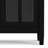 Warm Shaker 32"W Solid Wood Transitional Low Storage Cabinet with Tempered Glass Doors and Adjustable Shelves-606597268