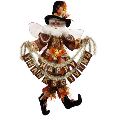 Happy Thanksgiving Fairy, Medium - 17 Inches