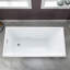 Baignoire de trempage autoportante rectangulaire en acrylique avec drain réversible 59 "x 29"-56335039