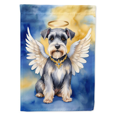 Schnauzer My Angel House Flag