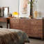 Buffet d'entrée simple en noyer noir 62,9