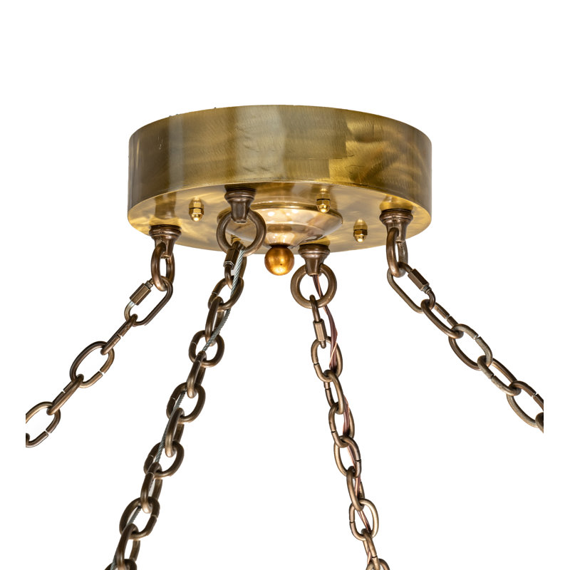 Luminaire suspendu bol 8 lumières