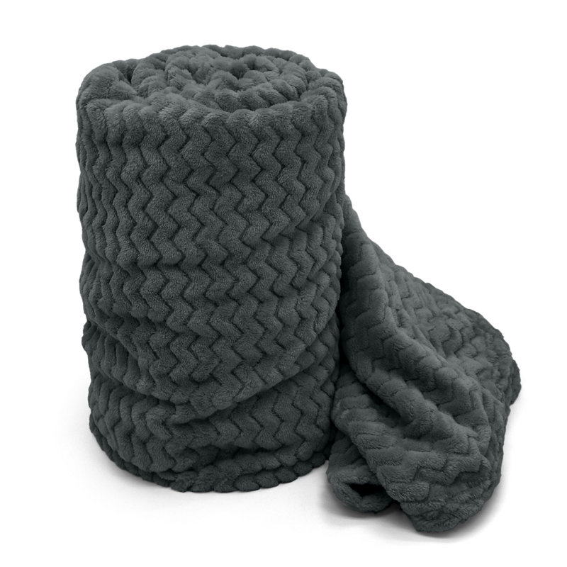 Balthasar Throw Blanket, W27 x L35cm, Charcoal