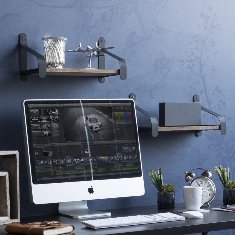 Dahl 2 Piece Elm Floating Shelf