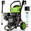 Laveuse à pression commerciale 4200PSI, laveuse à pression résidentielle 2,4 GPM, 208 CC, 7,0 CV, eau froide, boyau de 25 pi, machine propre, réservoir de savon à bord, pistolet et baguette, ensemble de 4 buses, pour voitures / clôtures / allées / maisons / patios / Meubles
