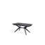 Larned Extendable Metal Base Dining Table