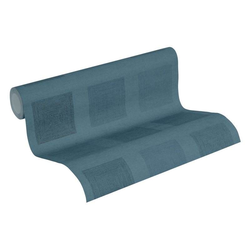 Camire 10.05m x 53cm Matte Wallpaper Roll, Blue