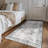 Saneela Joy Boho Gray Ivory Machine Washable Area Rug-1397794560