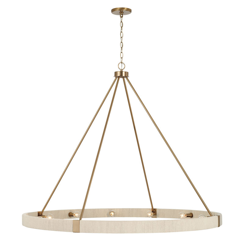Dorrin 12-Light Chandelier, H 40 po x l 47,75 po