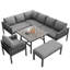 Outdoor Sectional Patio Set With Cushions-1874486975