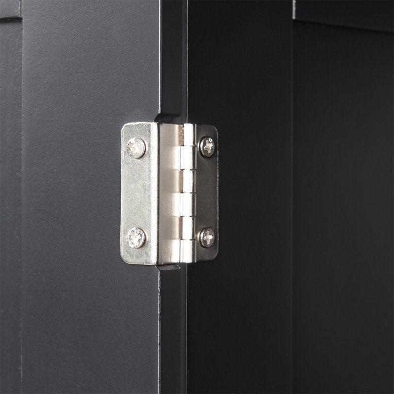 Armoire à linge autoportante, Noir, noir, noir, noir