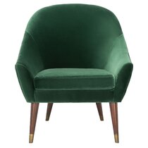 Upholstered Post Modern Green Arm Chair Very Cool Usable Upholstery 