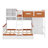 Space-Saving Bunk Bed Featuring Built-In Closet, Drawers, Shelving And Ambient LED Lights
