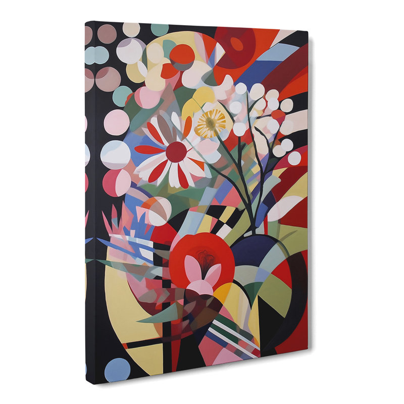 Annamarra Flowers Constructivism Vol.3 - Wrapped Canvas, 50cm H x 35cm W x 3cm D