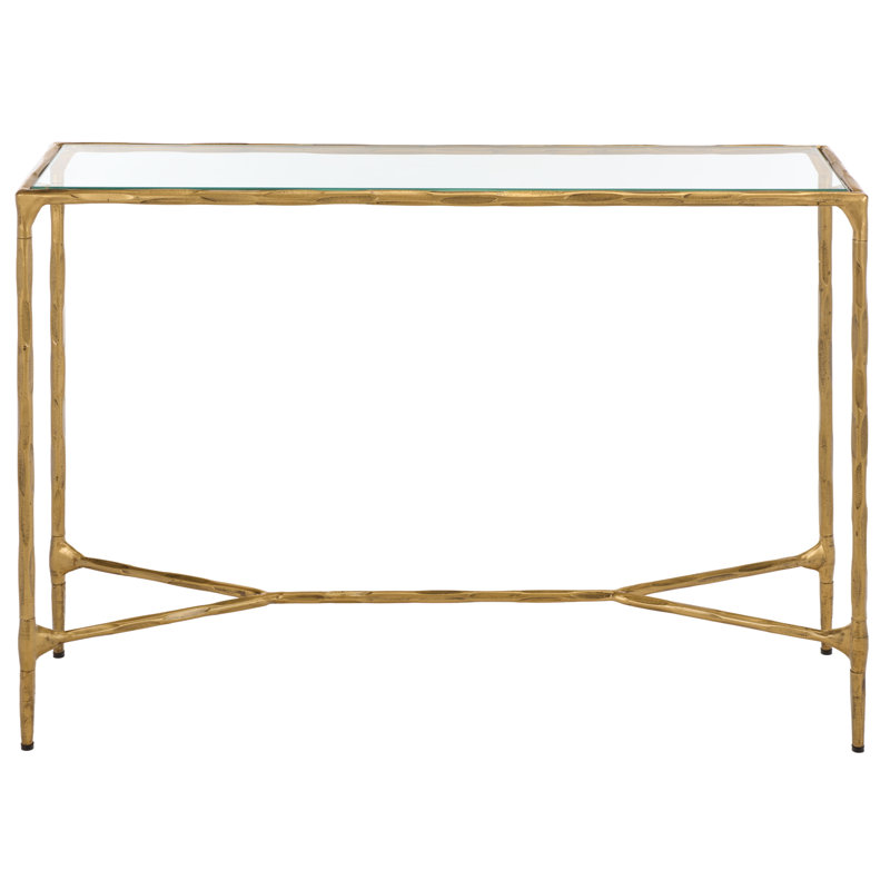 Isabellina Console Table, Brass