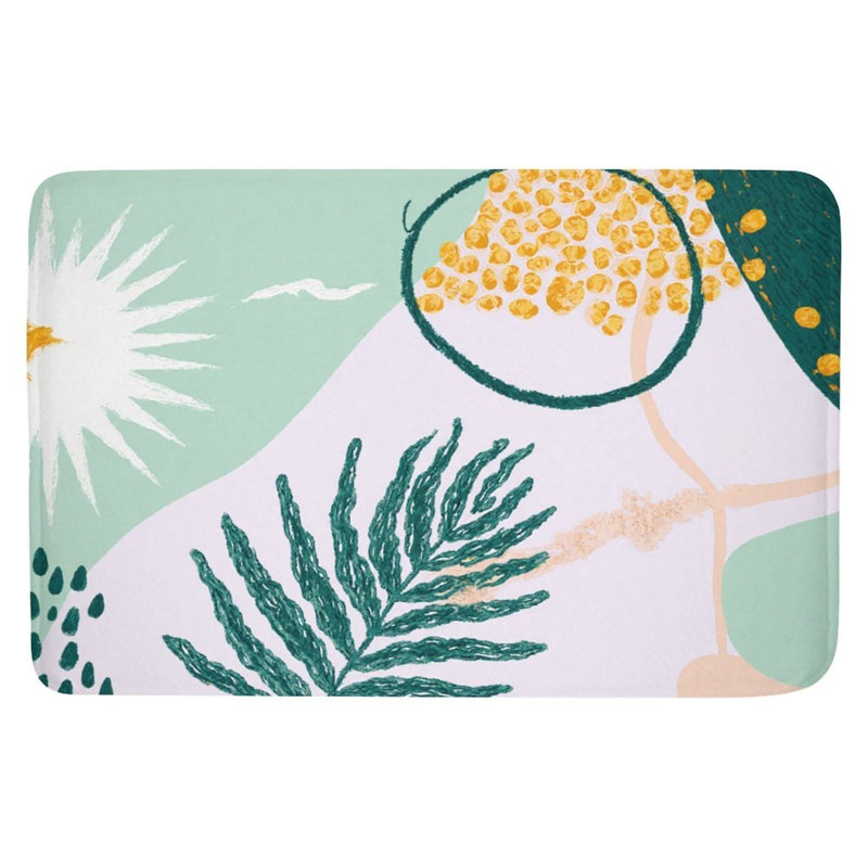 Tapis pour salle de bain Fresh Plant Elements, 36 x 24