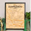 Guangzhou City Map - No Frame Print-890631458
