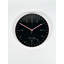 Horloge murale élégante, rose, 11,8 x 11,8 x 1,8 pouces | 100% plastique avec couvercle en verre véritable | Horloge élégante pour la décoration intérieure, idée de cadeau unique pour toute occasion, parfaite pour le salon et la chambre à coucher-105521001