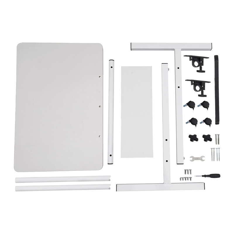 Courcelles Standing Desk Height Adjustable, White