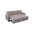 Canapé-lit modulaire réversible de 84 po avec méridienne Modern Nathan