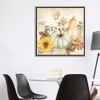 «Watercolor Harvest Pumpkin II» par Tre Sorelle Studios - reproduction d'art