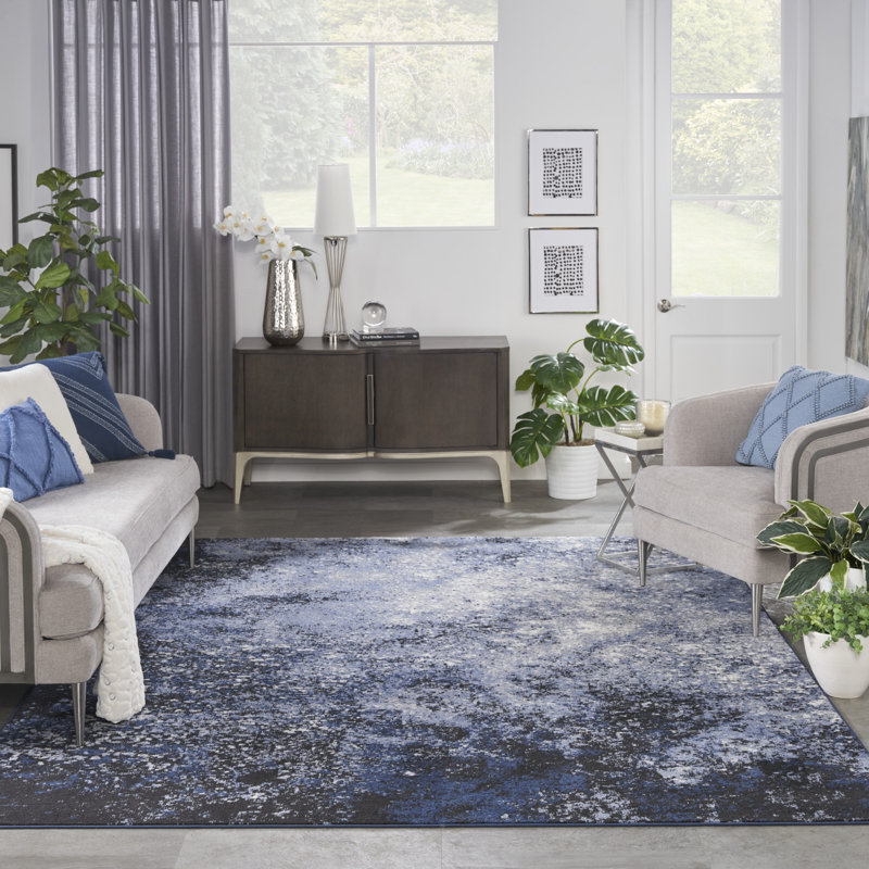 North Moore Abstract Indoor Rug, Rectangle 9' x 12'