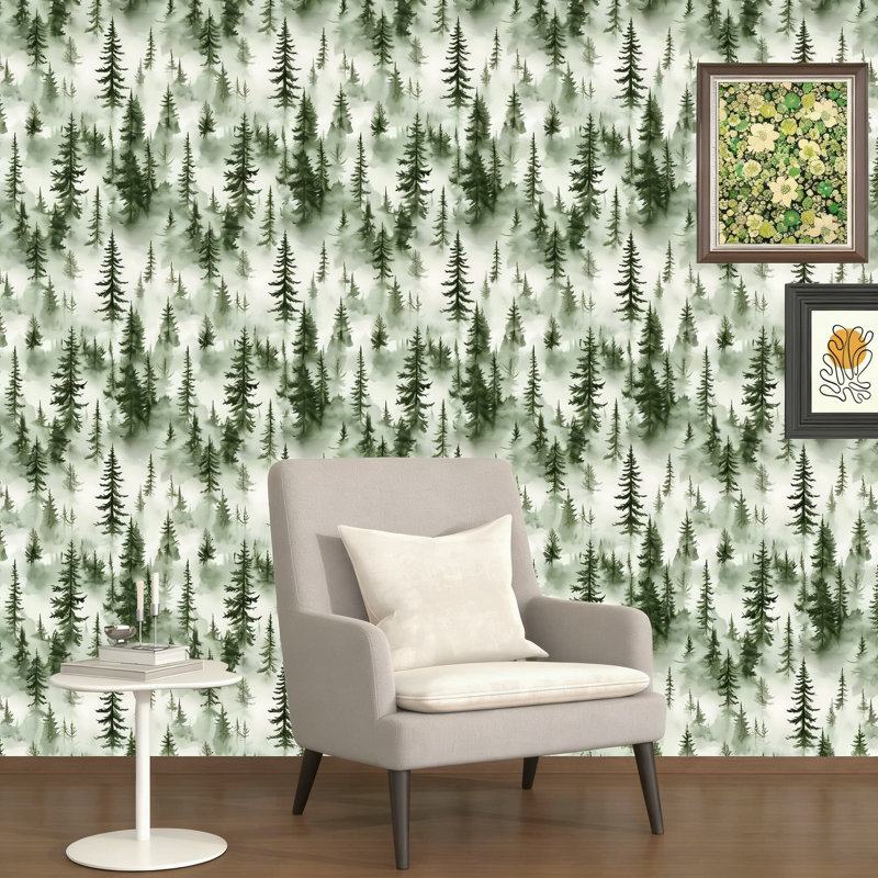 Papier peint auto-adhésif imperméable Foggy Forest