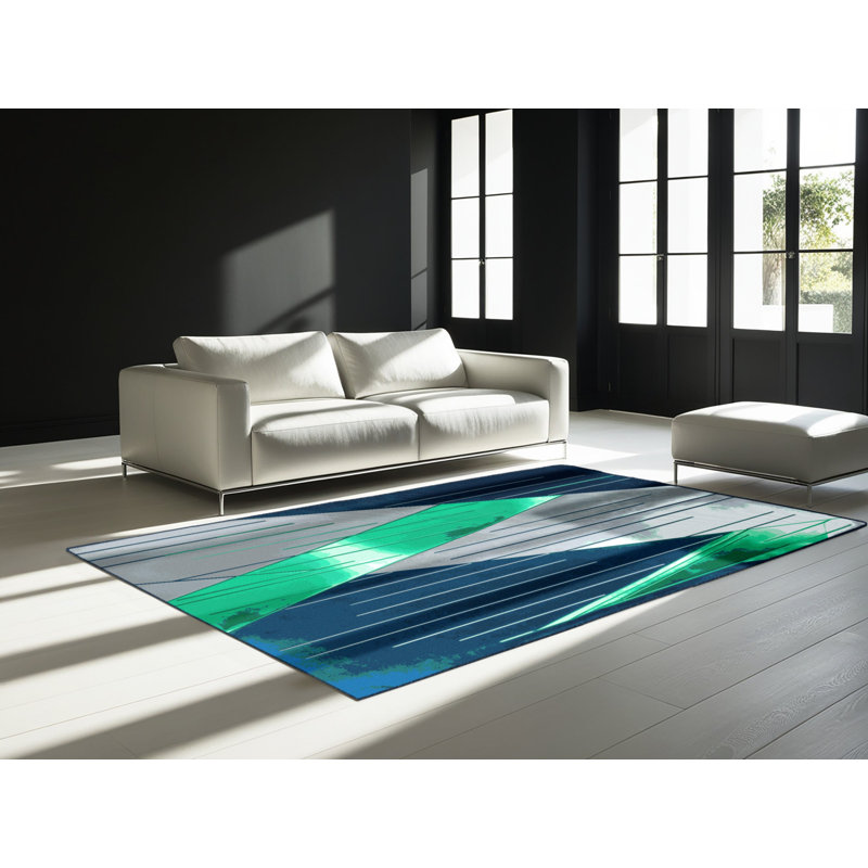 Quantum Orbit Rug, Rectangle 6' x 9'