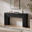 Console de 160 cm, table d'appoint en bois pour entrée ou derrière un canapé