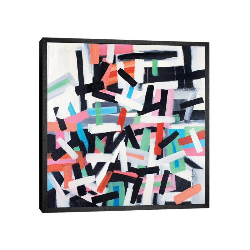 Camouflage by Michelle Daisley Moffitt - Painting on Canvas, Black Framed, 93.98cm H x 93.98cm W x 3.81cm D