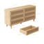 Armoire de rangement en rotin 6 tiroirs-747172474