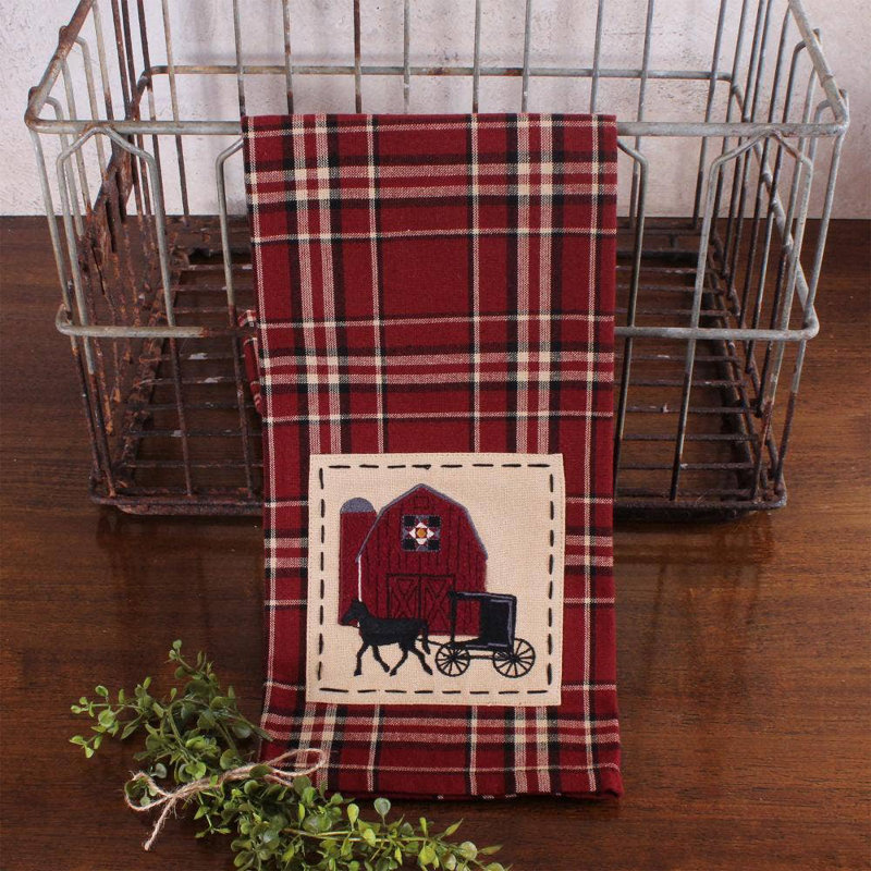 Serviette de campagne de style campagnard