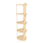 Bibliothèque standard en bois massif H 54,3 "x l 15,3" Abdirahin