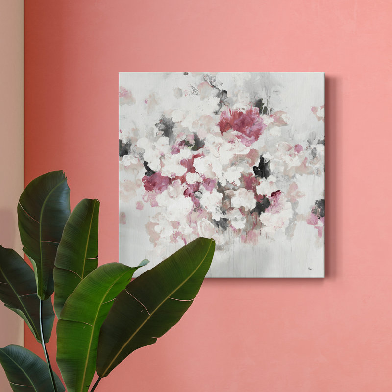 " FLORAL MUSE IV V1 ", 32" H x 32" W x 1" D, Wrapped Canvas