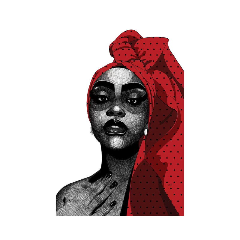 Lihle by Ohab TBJ - Wrapped Canvas Print, 45.72cm H x 30.48cm W x 1.91cm D