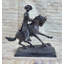 Statue de rodéo à cheval Cowboy de l'Ouest Larrick Frederic Remington